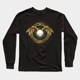 Mechanical Dragon Wings with a Lens ( Steampunk wings ) Long Sleeve T-Shirt